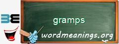 WordMeaning blackboard for gramps